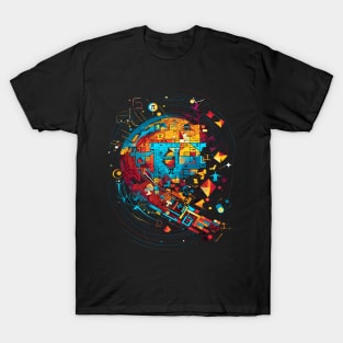 Pi Day Prism: Mathematical Celebration T-Shirt